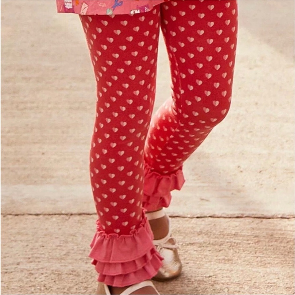 MATILDA JANE Brilliant daydream I Heart You Leggings Girls Valentines Size 8